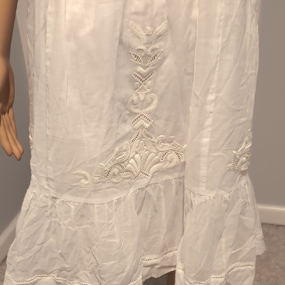 Vineyard Vines Cream Midi Sundress with Square Neckline - Picture 3 of 10